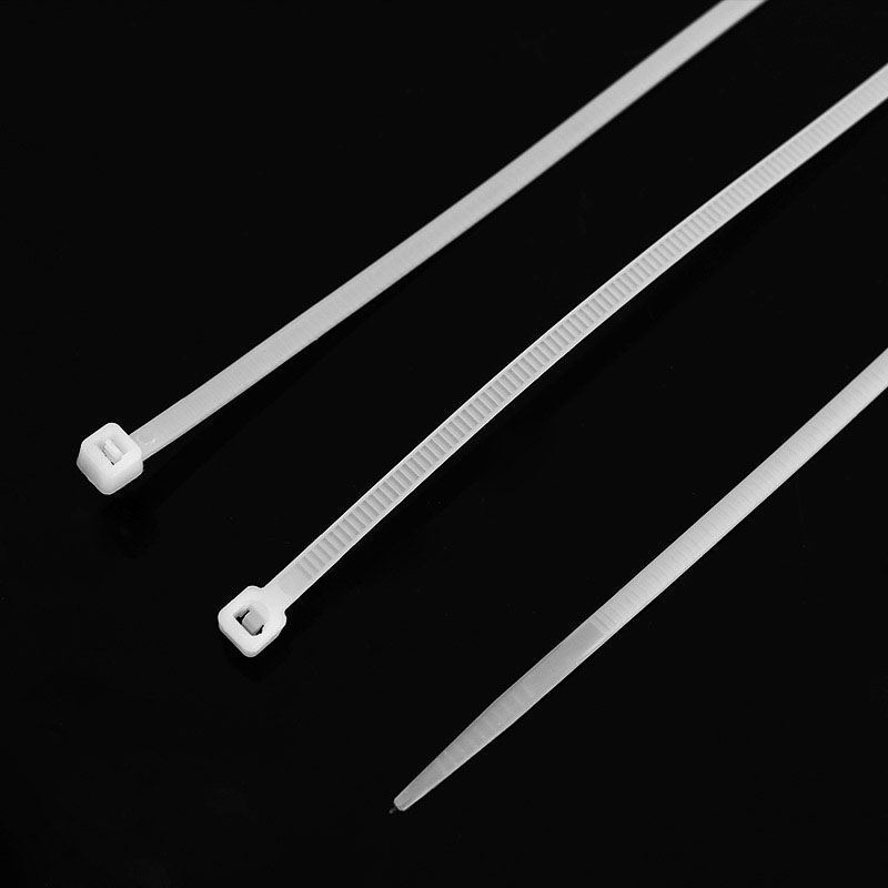 Corbata de cables de nylon autoblocante fija corbata de cables de plástico blanco corbata de flores flor floral tienda de flores