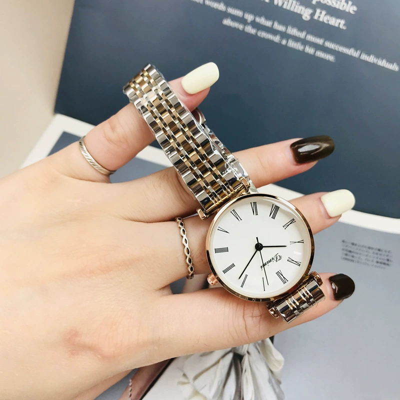 Стильный ремешок часов Timni Fashion из нержавеющей стали, водостойчные женские часы, простой и элегантный дизайн