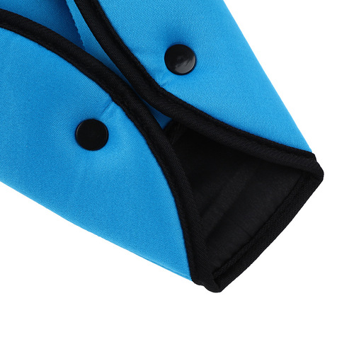 Car triangle anchor soft cloth anti-snag foldable snap-type child shoulder pad safety belt anchor