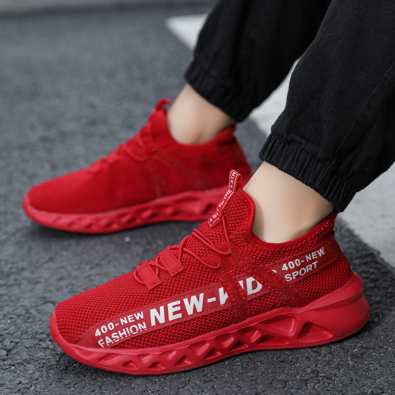 Boys and girls shoes 2021 new summer mesh breathable mesh shoes children slip-on single mesh hollow out sneaker