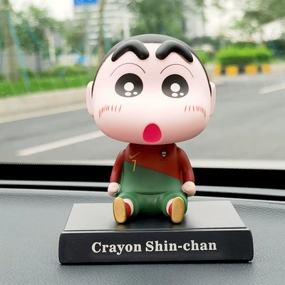 Accessories, Decorative Toys, Anime — Car ornaments - -shaking-his-head-xiaoxin-and-ronaldo-combined