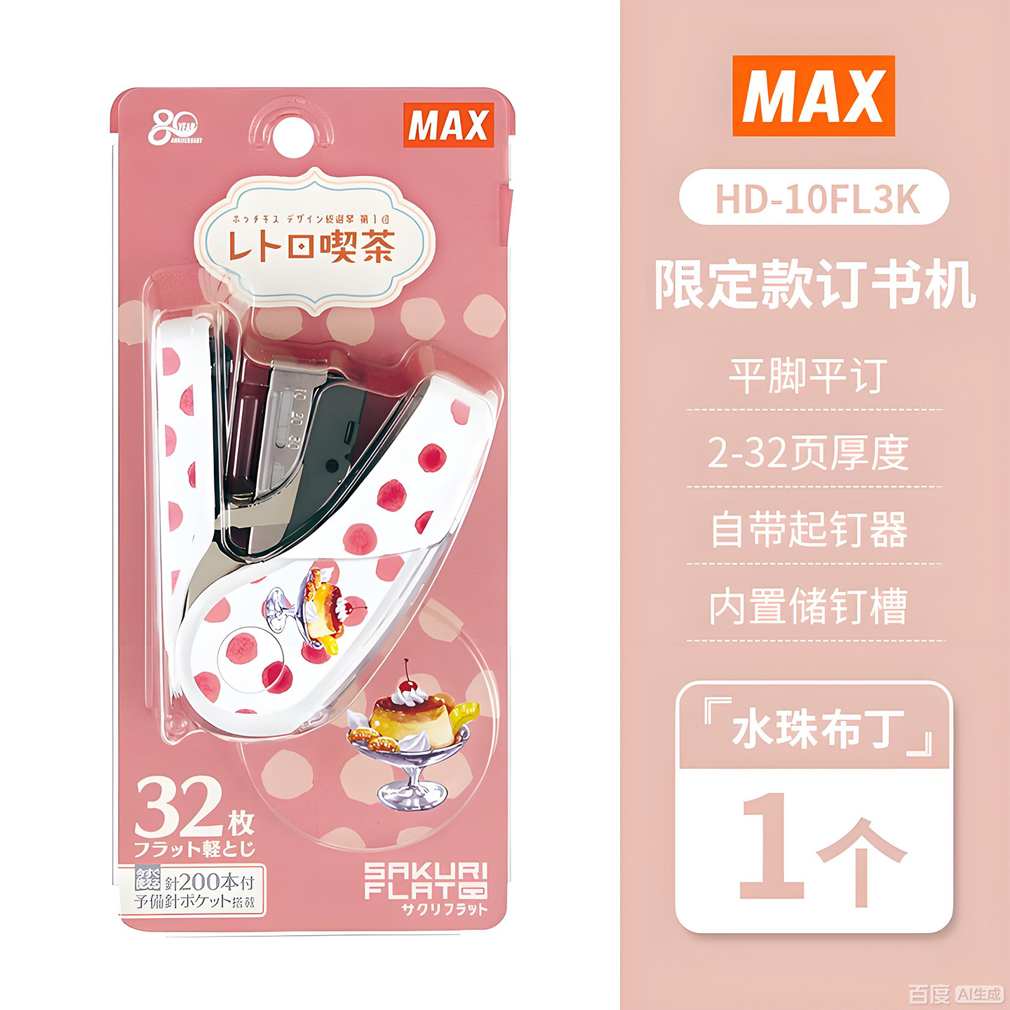 [한정판] 물방울 푸딩 [바늘 200개 포함]