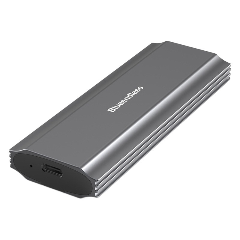 Caja de disco duro móvil de doble protocolo M.2 NVMe/SATA sin instalación portátil SSD caja de disco de estado sólido externo