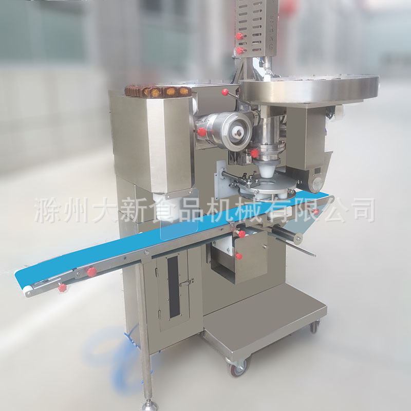 江苏南京全自动流心月饼机 包馅青团自动排盘一体机 粘豆包机器