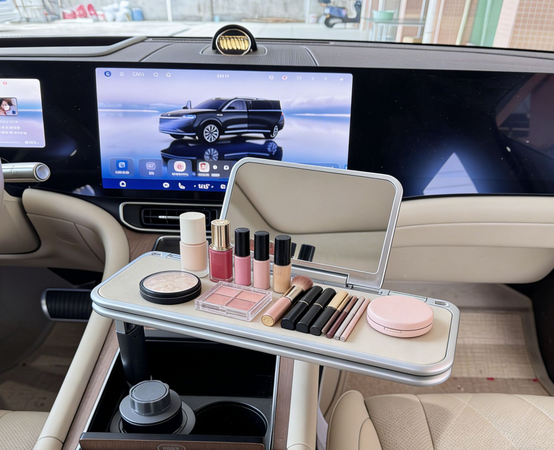 Cross-Border Popular Car Folding Table Board, Multifunctional Car-Mounted Folding Table Board, 70% off Foldable 360-Degree Rotating