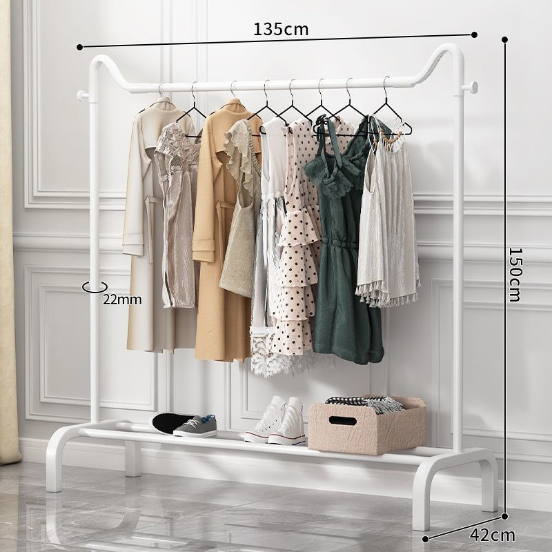단극 흰색 130 옷걸이