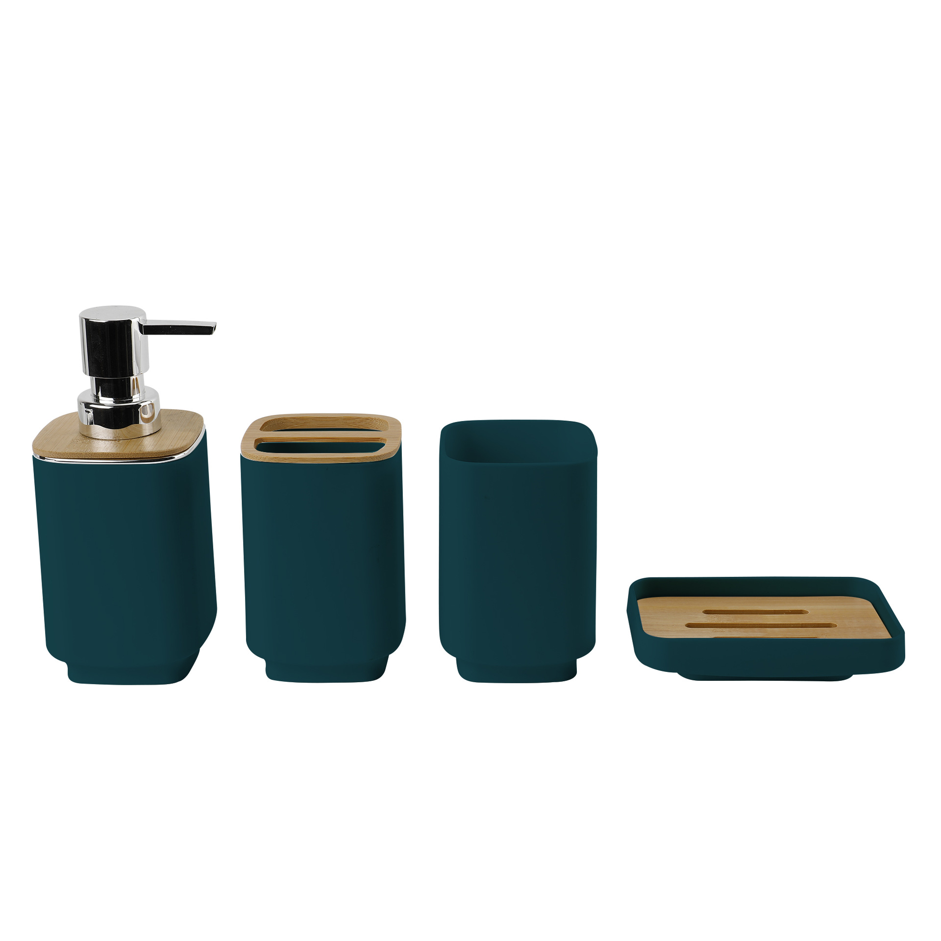 7002-6 Cubierta de bambú verde oscuro