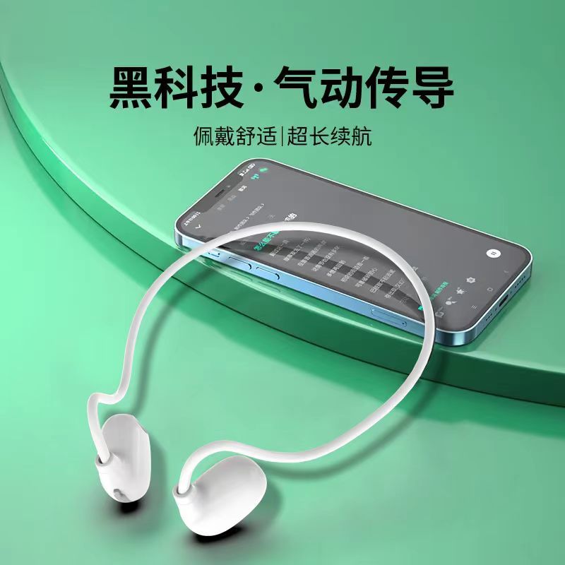 Nueva conducción de gas auricular Bluetooth inalámbrico ultra-larga resistencia baja latencia deportes juego auricular transfronterizo en la acción al por mayor