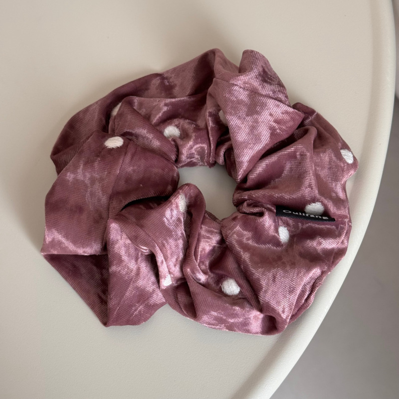 韩系丝绒大波点法式复古发箍气质网红发卡头箍日常百搭发饰新款|undefined