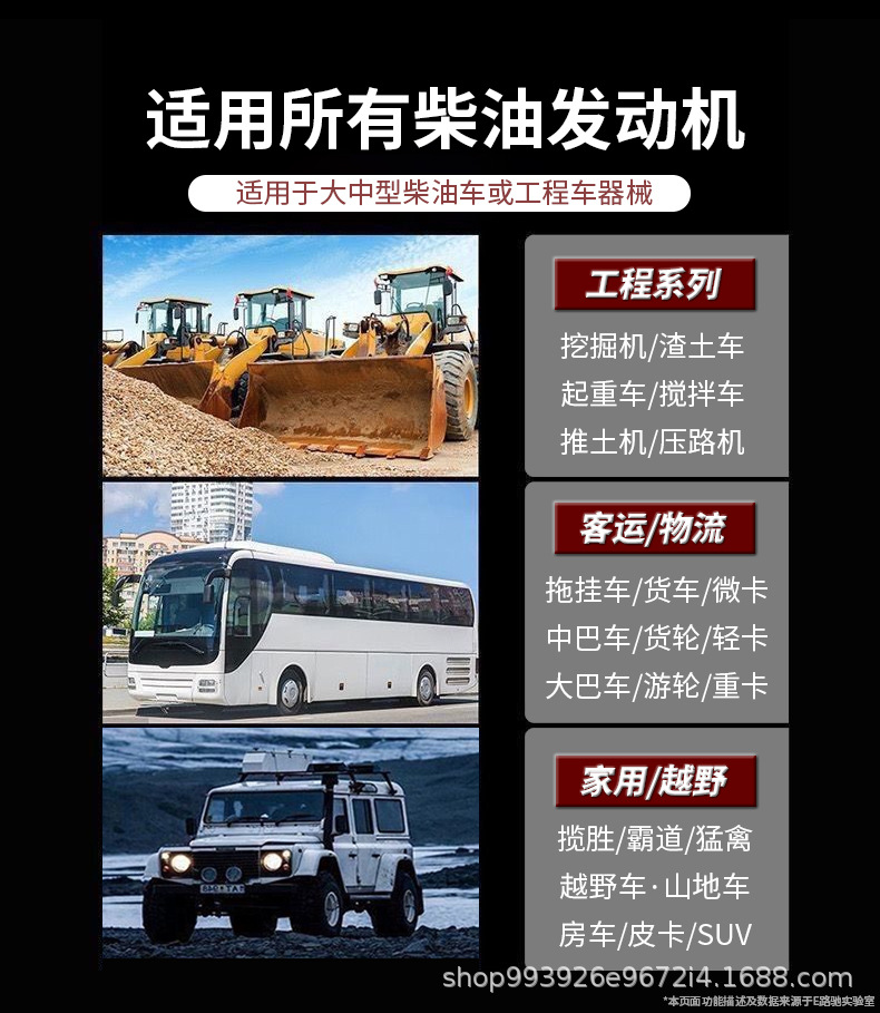 Diesel Vehicle Piston Ring Repair Agent to Treat Oil Burning, Exhaust Gas Cleaning, Carbon Deposit Repair, Wear and Cylinder Pull