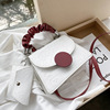2021 New bag Female bag Messenger portable pu Female bag ins originality Embossing fashion Small square package