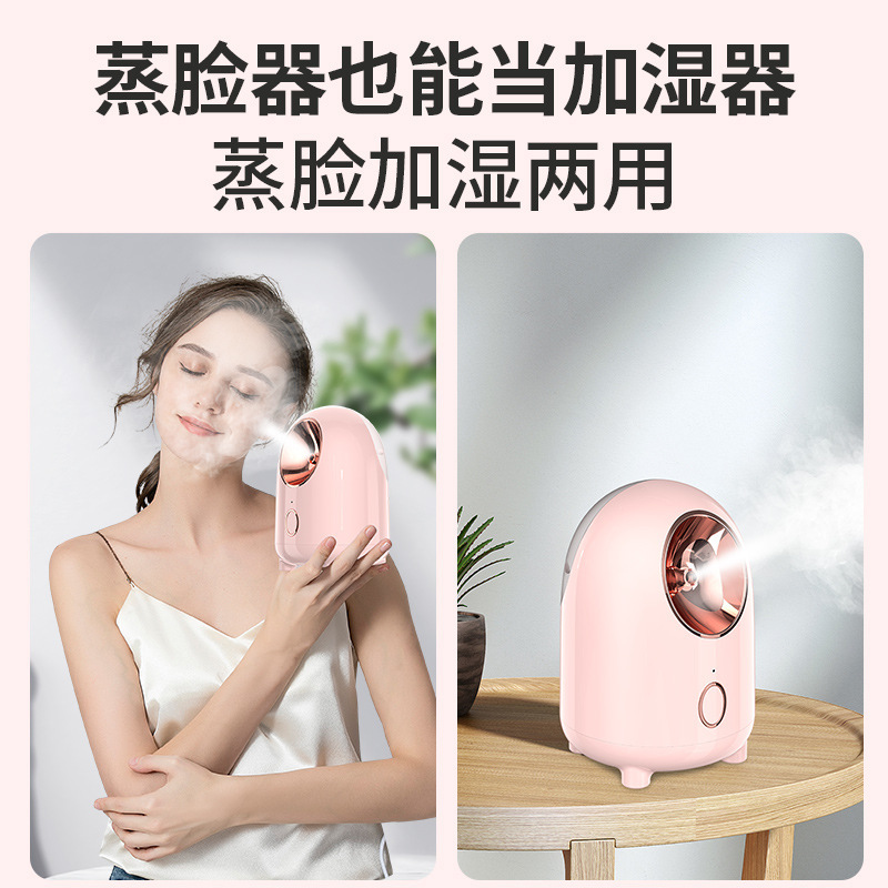 蒸顔器ナノスプレー補水神器美容器顔に毛穴を開けて蒸気機家庭用蒸顔器|undefined