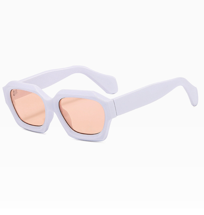 Strassenmode Einfarbig Ac Quadrat Vollbild Sonnenbrille Der Frauen display picture 5