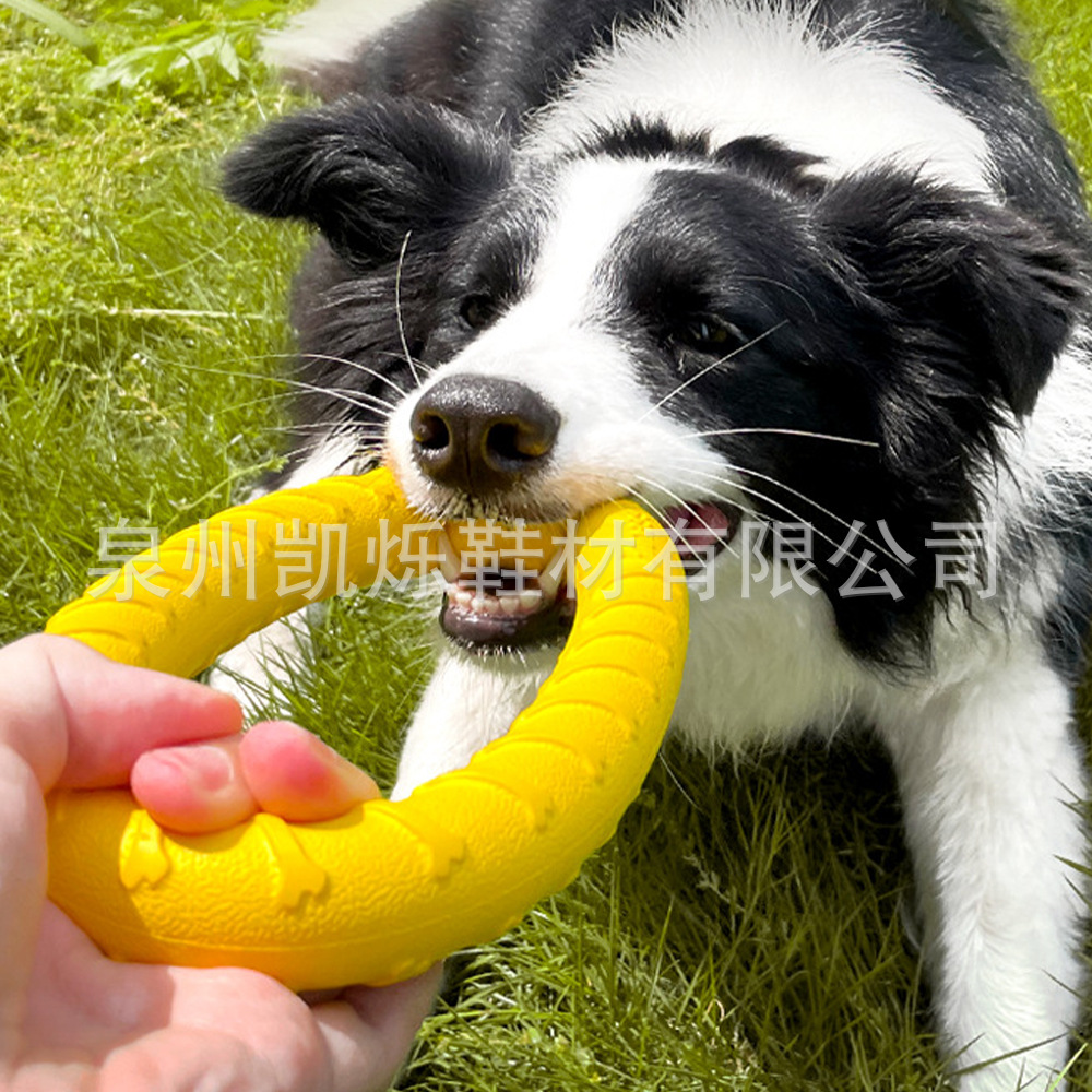 eva宠物玩具拉环耐咬弹力互动训练狗狗拔河宠物用品训犬大拉环