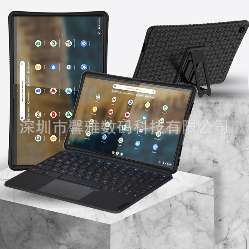 For HP chromebook x2 11 protective case chromebook 11 leather case silicone flat all-inclusive case