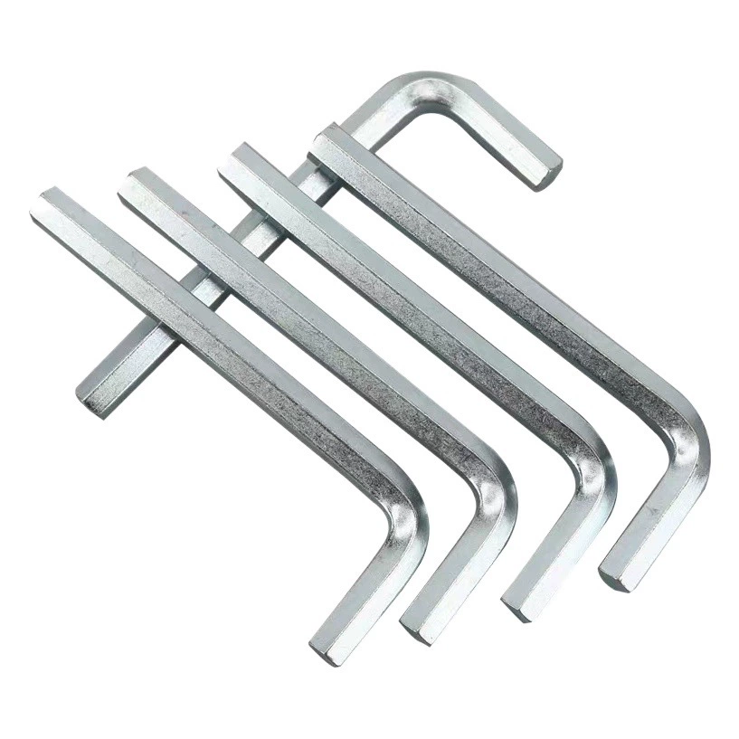 Производитель Стандартный шестигранный ключ 2-6 мм метрический Британский шестигранный ключ с плоской головкой L-образный ключ оптовая продажа