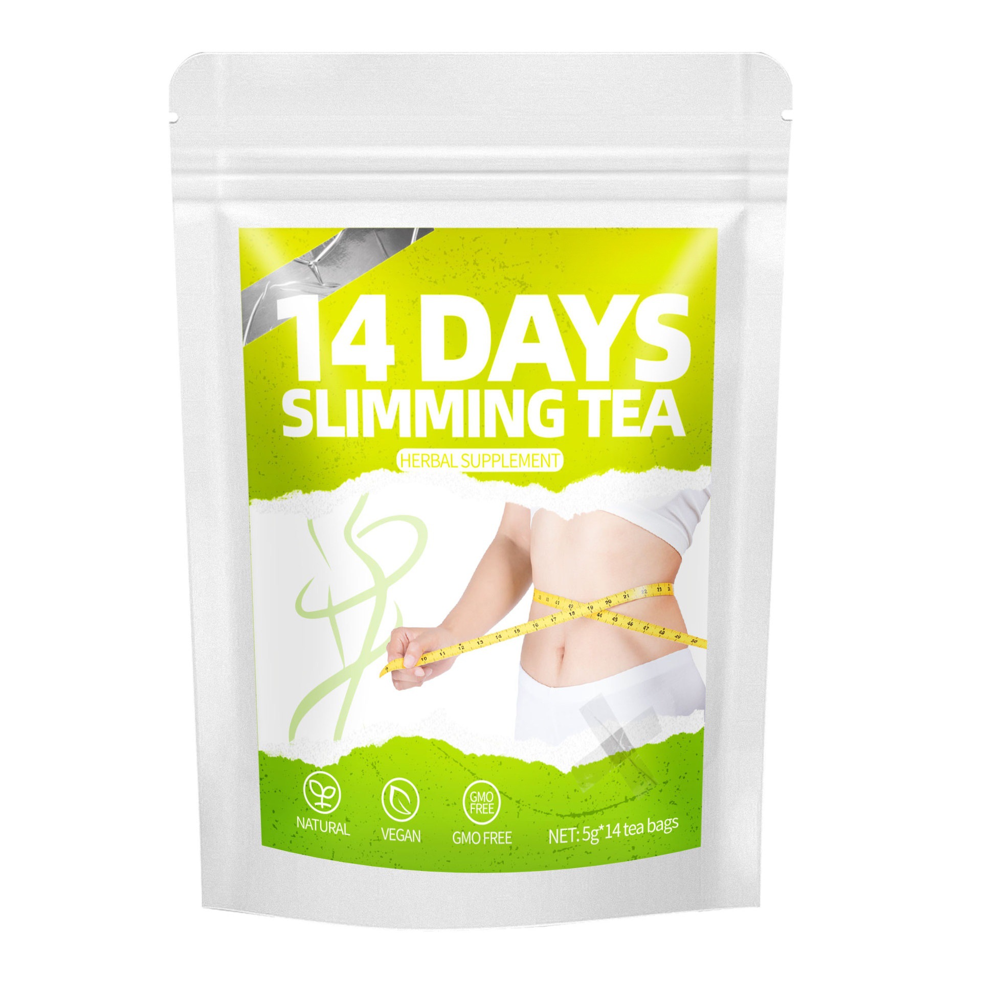 Slimming Herbal Tea Bags 14 Day Bagged Tea Cold Brew Wellness Support 70g overview