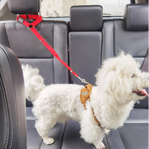 Traction rope new pet car safety rope cat and dog car travel safety belt special for small and medium-sized dogs