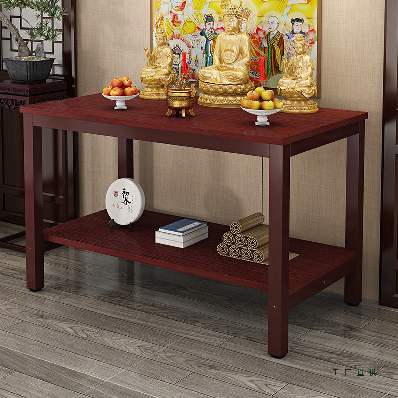 Altar for Home Use, Guanyin Bodhisattva, New Chinese Style Buddha Altar, Guan Gong Worship Table, Buddhist Niche, Offering Table, Shrine Table