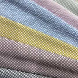 快时尚新品韩风肌理高品质格子条纹童装衬衫连衣裙鞋材工艺品热销