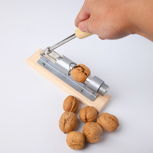 Wholesale multi-function pecan fruit opener shell breaker gadget nut clip aluminum alloy mechanical walnut clip