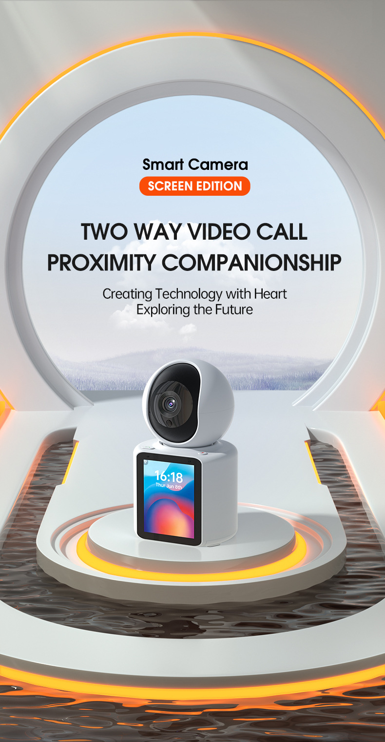 Video Surveillance Camera One-Click Call Two-Way Communication Home Elderly Child Care Monitor_voghion.com