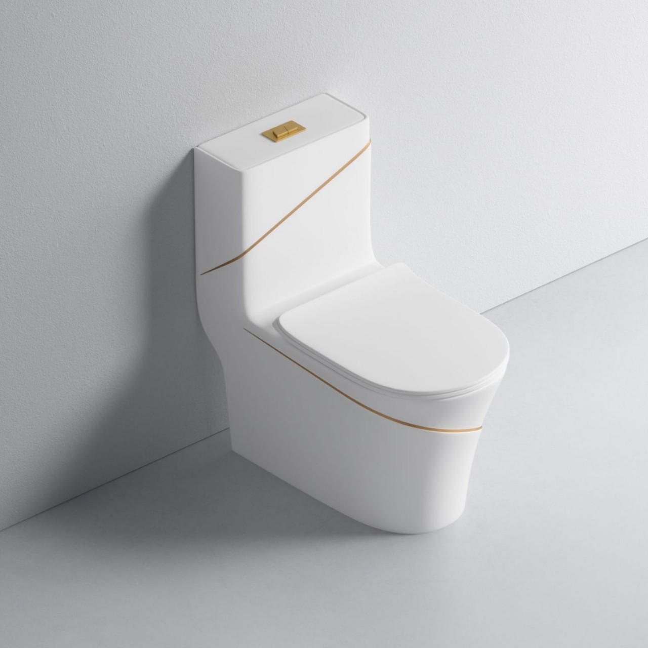 Inodoros de cerámica coloridos para el hogar, para exportación, modelos populares con opciones de montaje en suelo y pared.