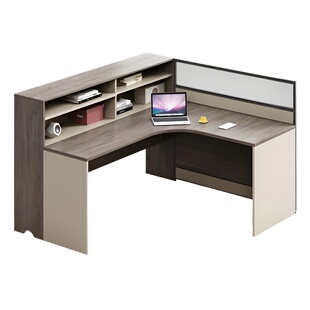 Office desk and chair combination 4-person office staff screen work desk 6-person simple modern Financial Desk