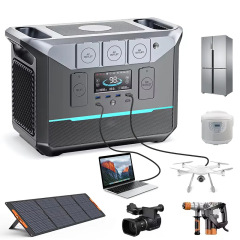 2000W Outdoor Portable Energy Storage Power Station Emergenc