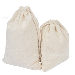 Factory dedicated canvas drawstring bag cotton and linen drawstring bag printed cotton cloth bag drawstring advertising cloth bag