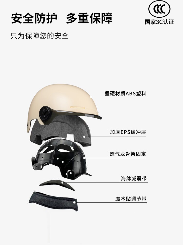3C Certified Electric Motorcycle Helmet Sunscreen Summer