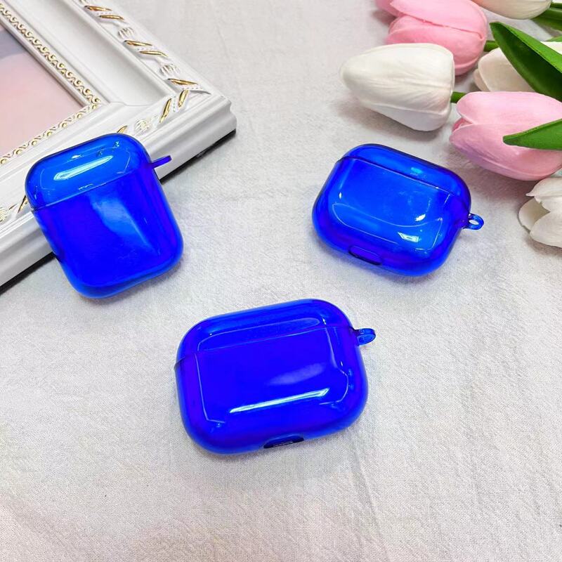 Airpods1/2 proアップルの3世代イヤホンカバーの透明tpuソフトシェルアップルbluetooth保護カバーを適用します。|undefined