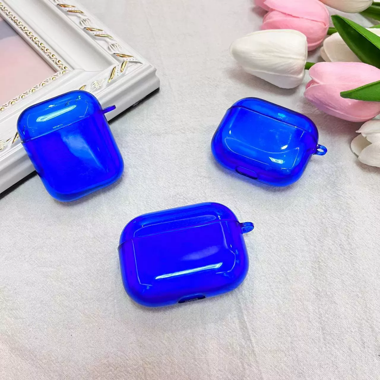Apple, совместимые прозрачные наушники, защитный чехол, 2, bluetooth