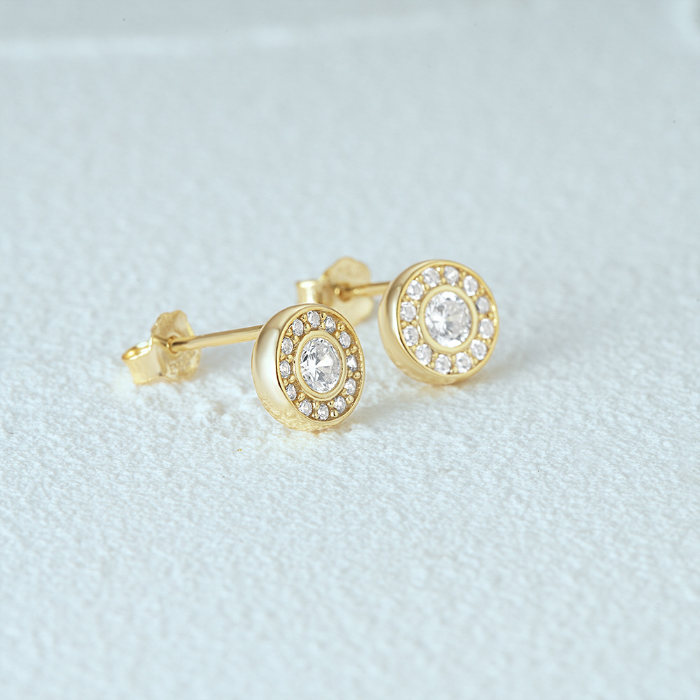 6g Weight 925 Sterling Silver Ear Needle Material Zircon Inlay Material Ear Studs Classification 1 Pair Quantity Daily, Street Occasion 925 Sterling Silver Material Geometric Pattern Women's Gender Plating, Inlay Design Simple Style Style 1 Pair 925 Sterling Silver Zircon Geometric Ear Studs 29
