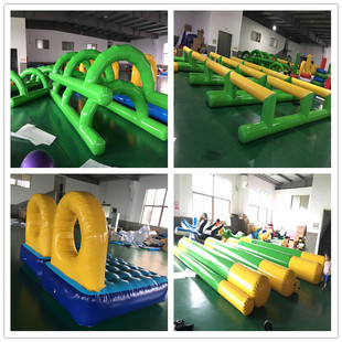 趣味运动会道具障碍赛四件套充气跨栏穿越障碍独木桥平衡木器材-阿里巴巴