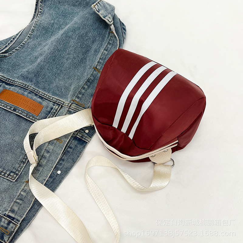 2024 New single-shoulder crossbody bag for girls, large capacity for mobile phone makeup, Korean version, stylish portable bag for commuting, niche Specification drawing