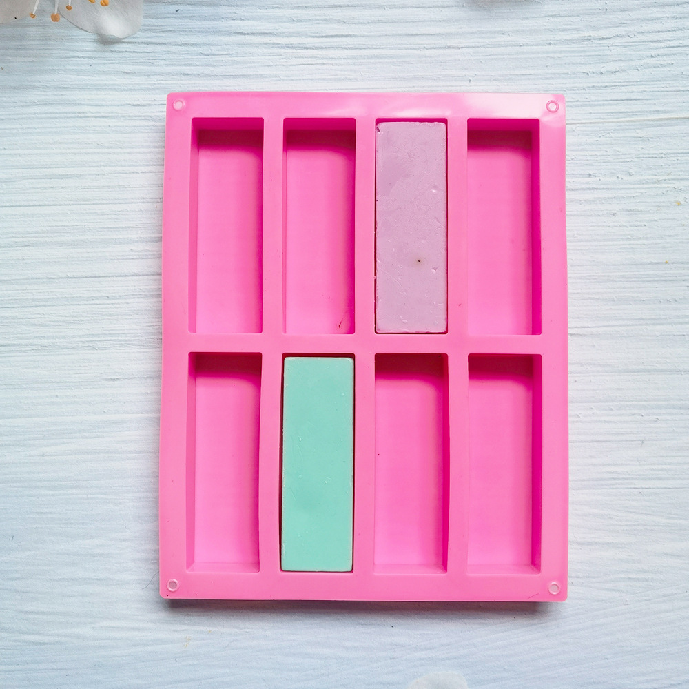 8 jabon rectangular 225 galletas pasteles molde de pasteles muffins herramientas de cocina para postres