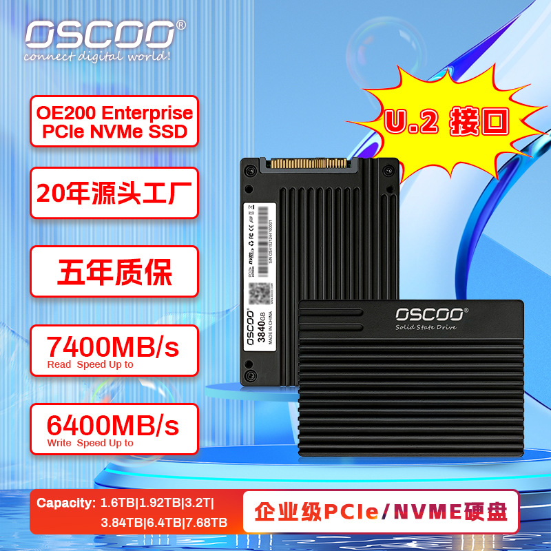 U2 Hard Disk Nvme Iot Ssdai Hard Disk Enterprise-Class Hard Disk Pcie Server Etlc