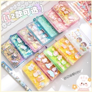 Quicksand Guka Acrylic Mahjong Ice Cube Children's Girl Ornament DIY Transparent Guka Quicksand Brick Set Wholesale