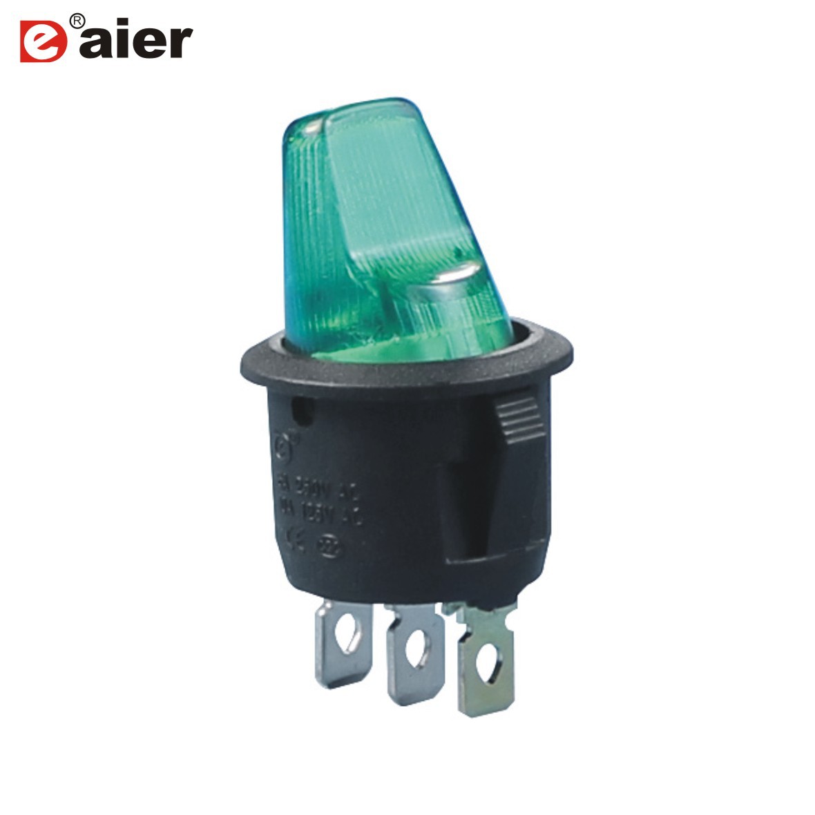 KCD1-5-101NH 带灯船型开关 高头船型开关 摇臂开关 拨动开关