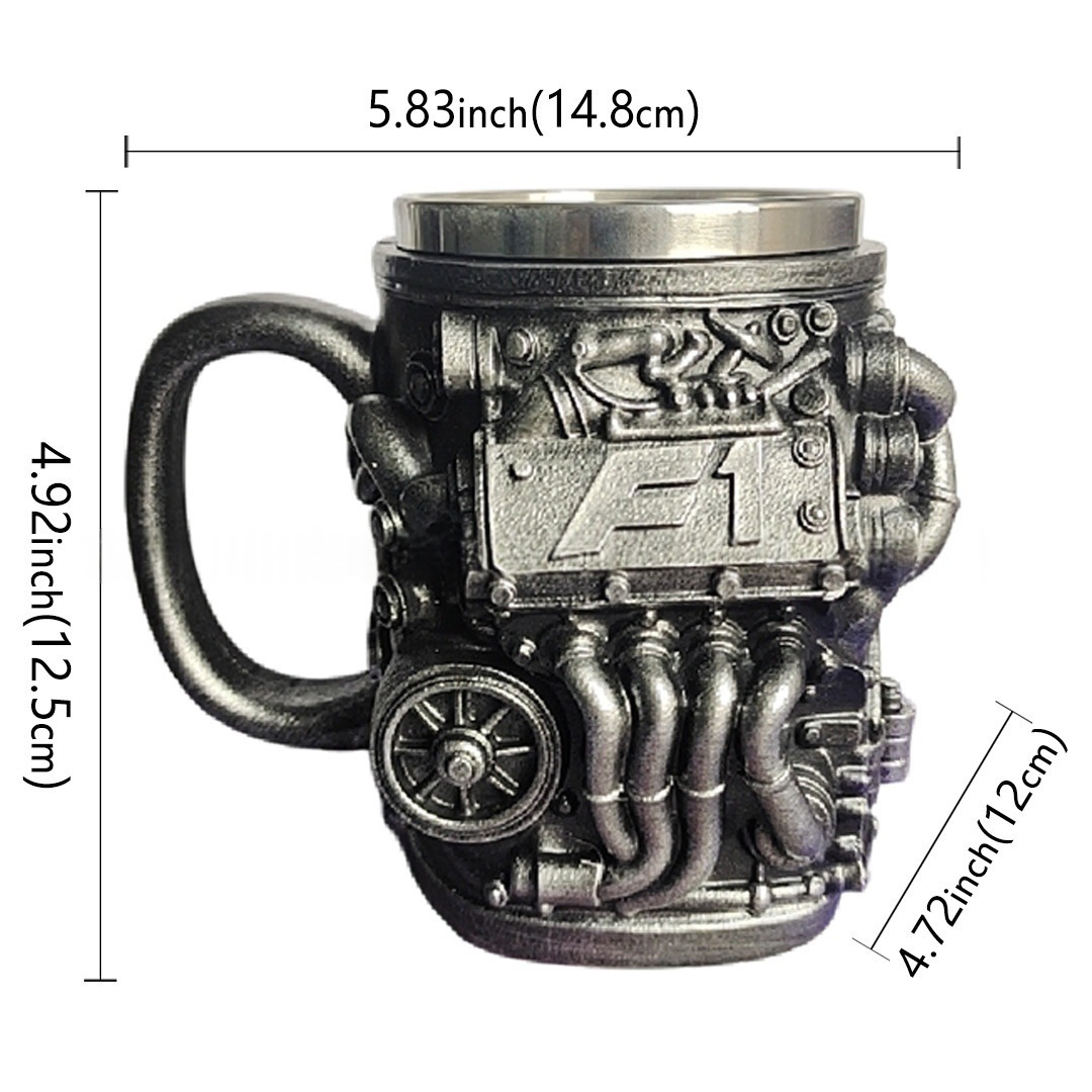 Cross-border Dual Dragon Collector 's Mug Retro Caza de perro Duck Coffee Mug Hunter