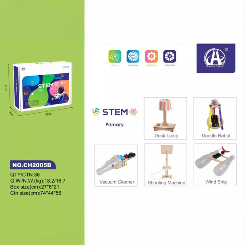Children's Science and Physics Experiment Set Primary School Students' Science and Technology steam Toy Small Making DIY Handmade Gizmos