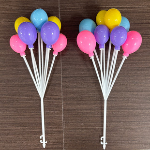 Children's Toy Doll Accessories Colorful Plastic Balloon Play House Accessories Decoration