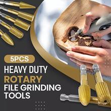 Heavy Duty Rotary File Grinding Tools六角柄木工5件套木工锉