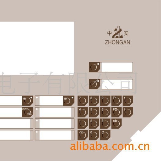 供应各种线路、规格、型号的薄膜开关,薄膜面板(图)