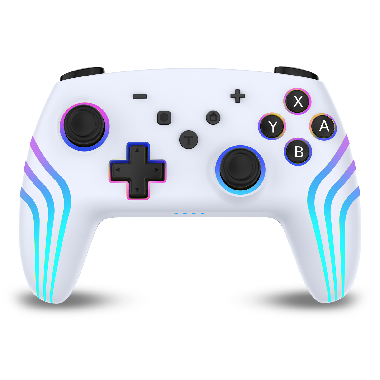 SWITCH Bluetooth wireless handle Android/IOS with six-axis somatosensory vibration RGB colorful lights PC tablet