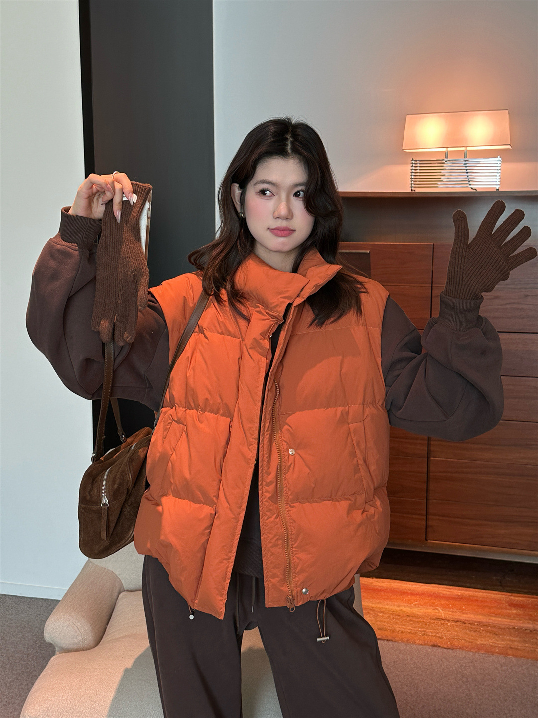 주황색
