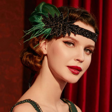 1920s Flapper girl��ë����20���ŷ��������ëͷ��Ůʿ��ױ���