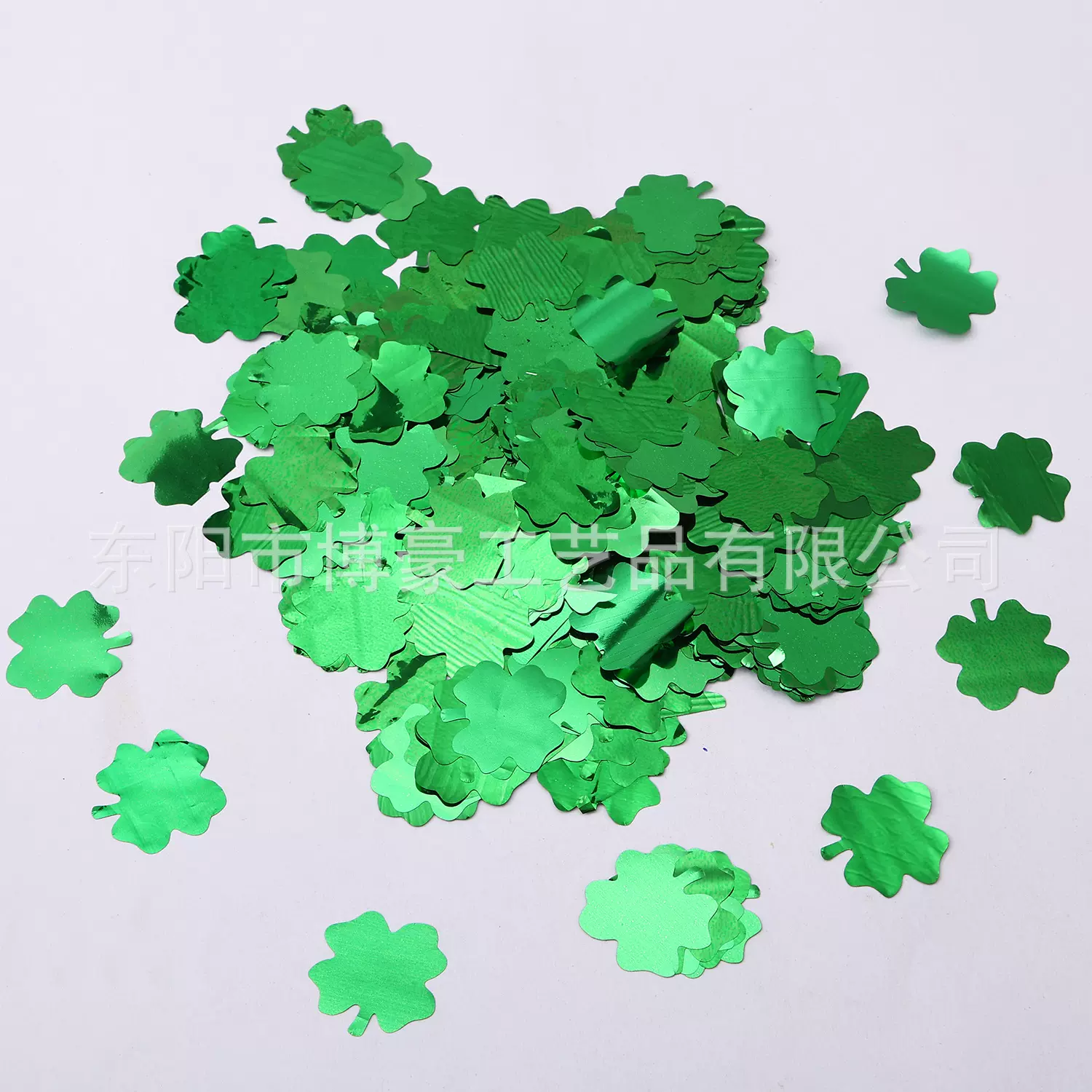 四叶草派对气氛烘托闪片气球填充物 婚礼氛围烘托装饰撒花礼花筒