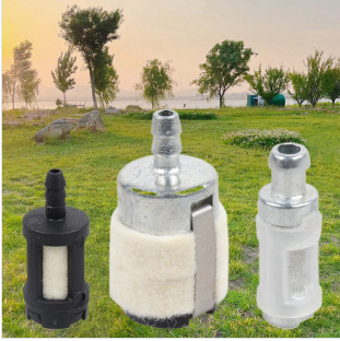 油锯配件油锯羊毛滤 52/58汽油伐木锯燃油机油滤羊毛油滤芯机油滤